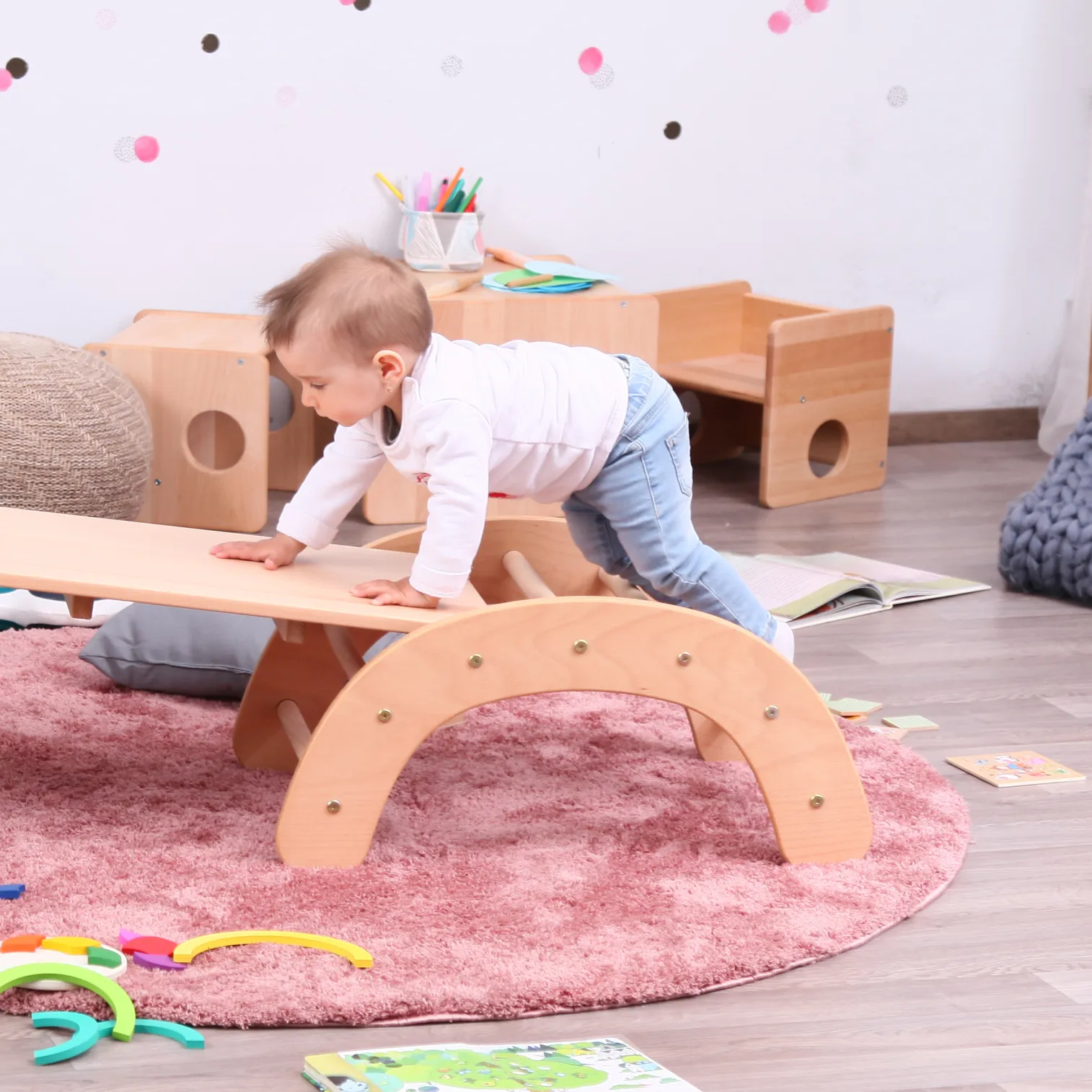 Baby Climbing Arch with Ramp