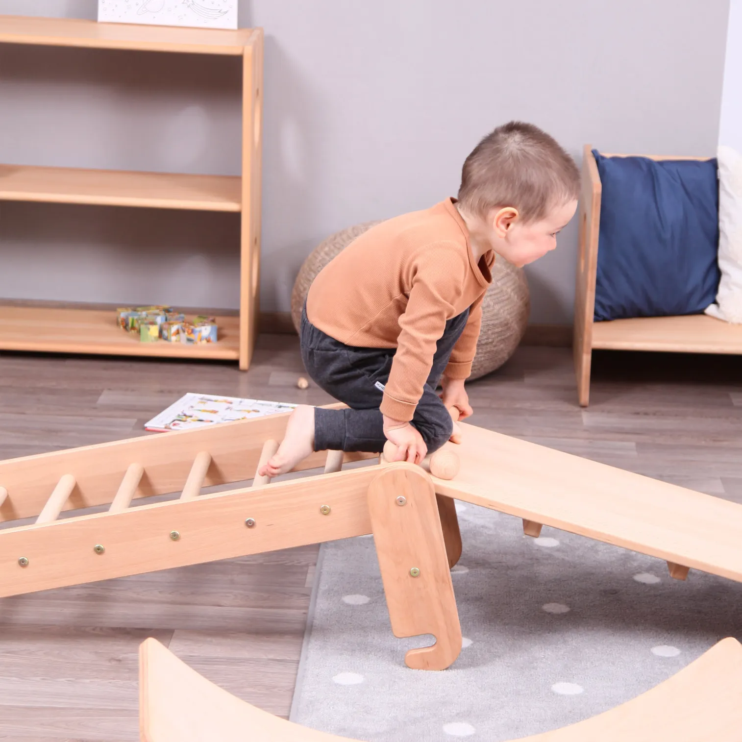 Ladder with sliding ramp - acessories for triangle