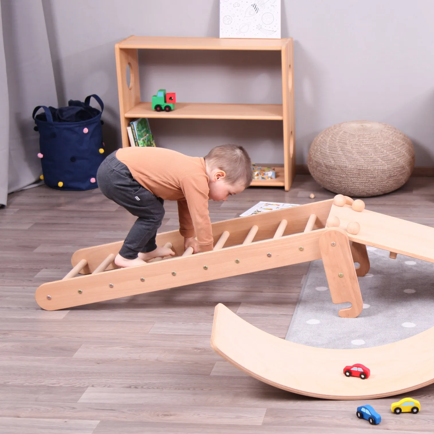 Ladder with sliding ramp - acessories for triangle