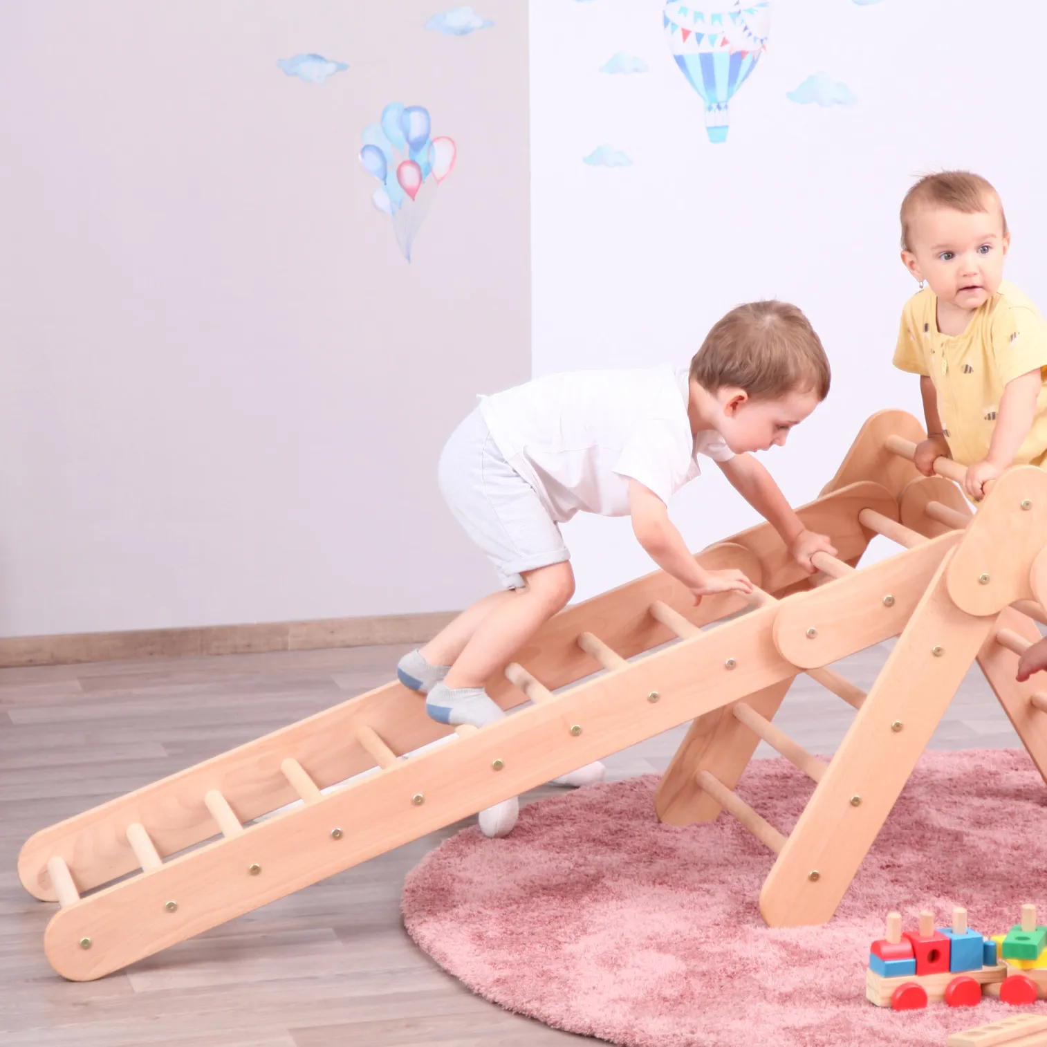 Ladder with sliding ramp - acessories for triangle