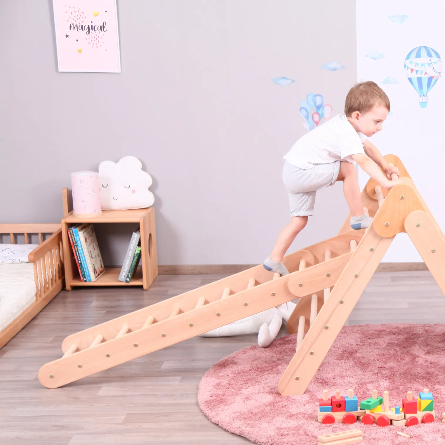 Ladder with sliding ramp - acessories for triangle