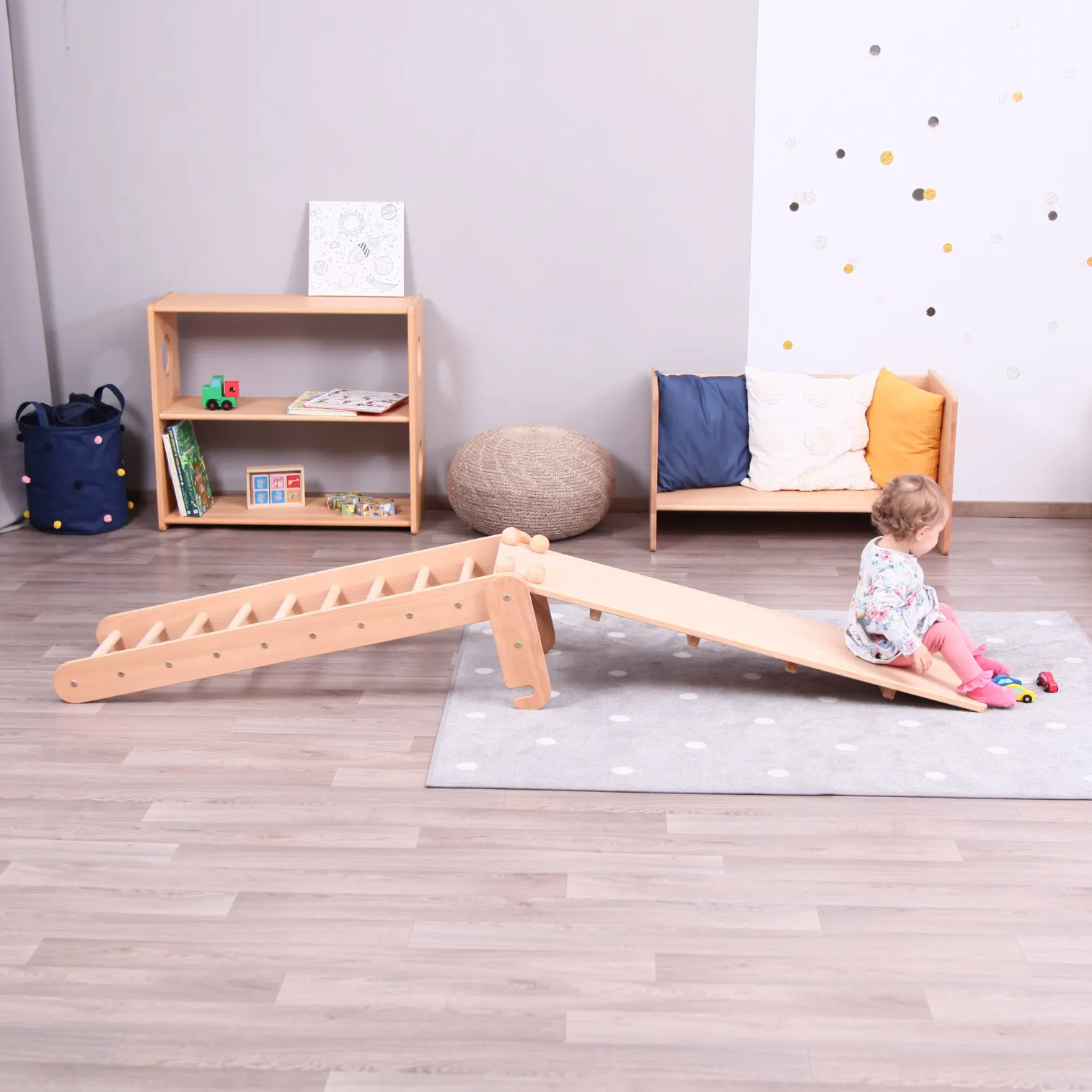 Ladder with sliding ramp - acessories for triangle