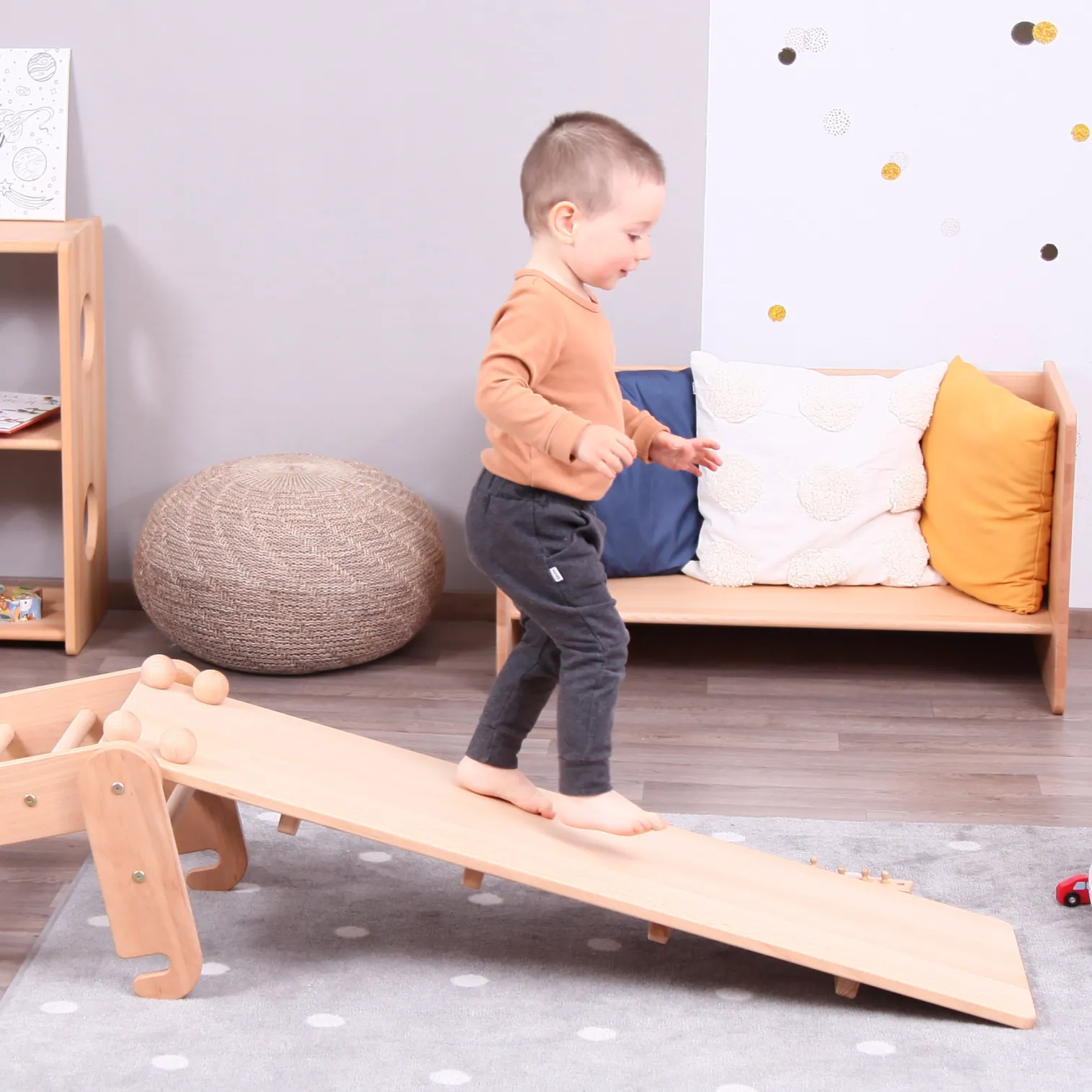 Climbing/Sliding Ramp for Climbing Triangle