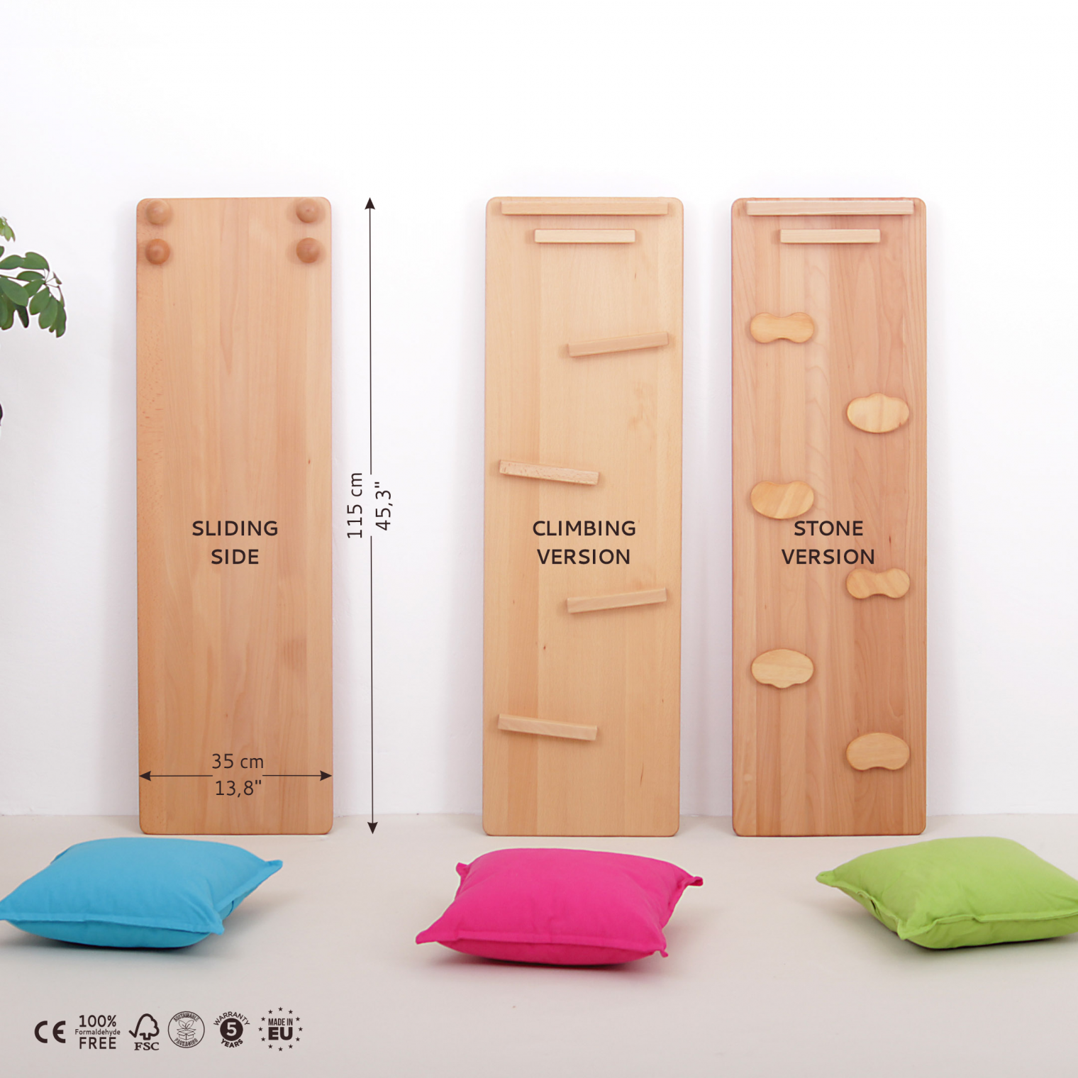brubi climbing ramp - dimensions