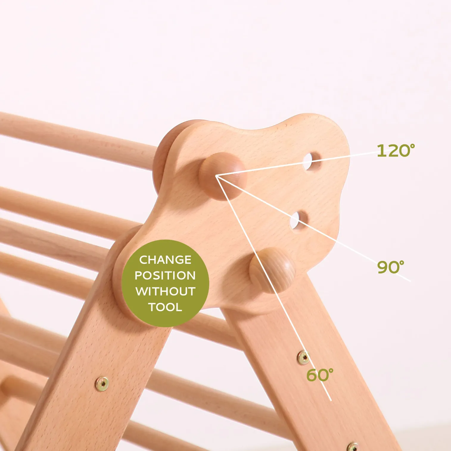 BABY SET of 4: Baby Climbing Triangle + Ramp + Baby Climbing Arch + Balance Board