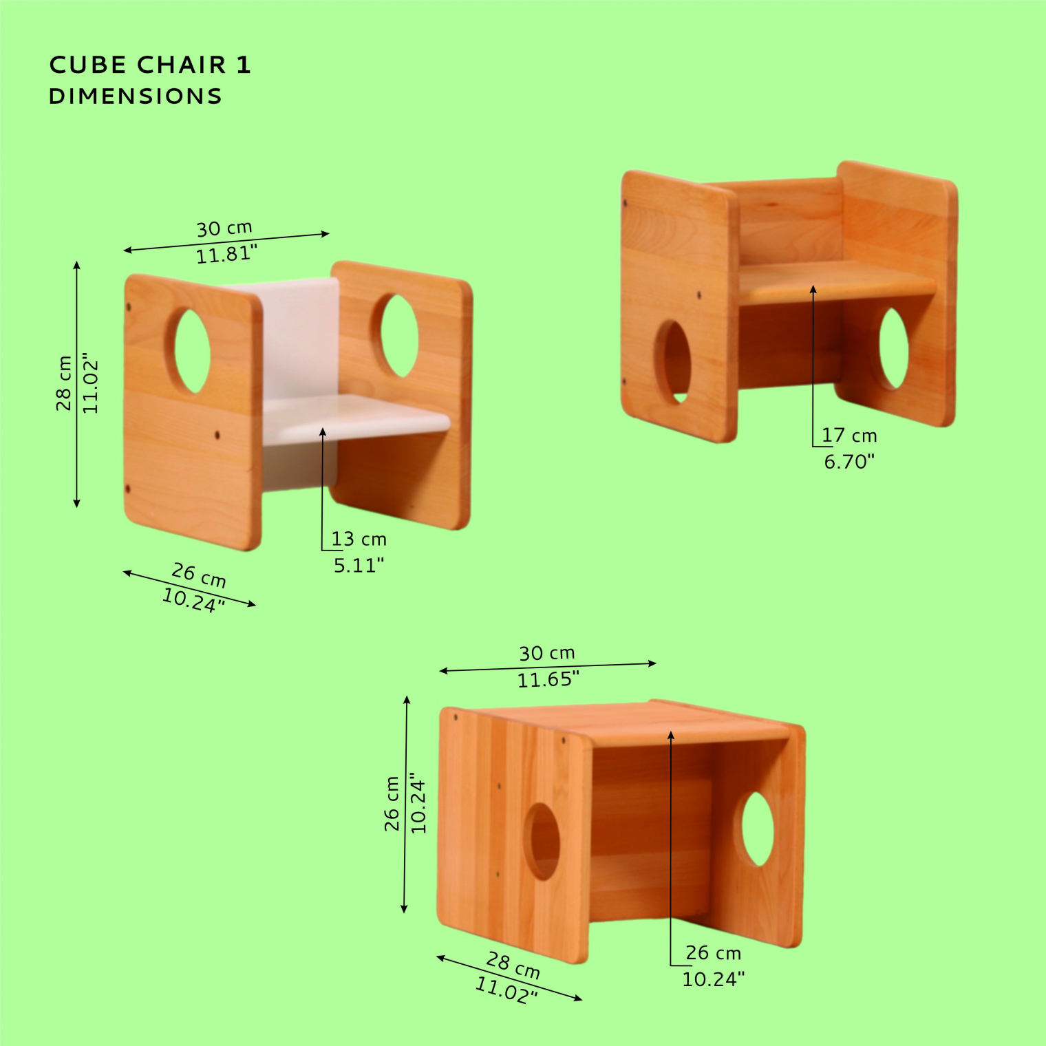 cube1 dimensions