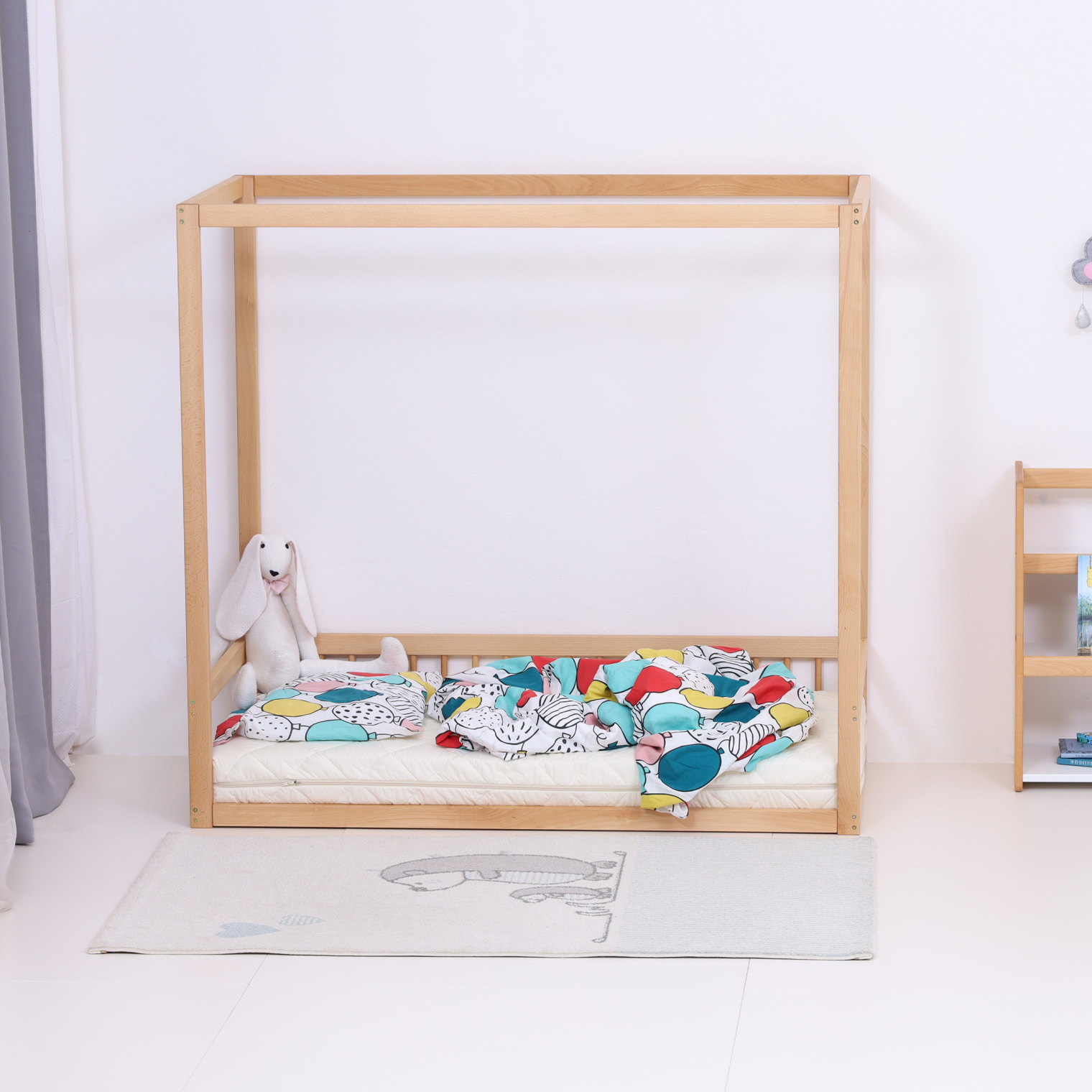OUTLET KUBO Montessori bed + slatted bed base 140cm x 70cm