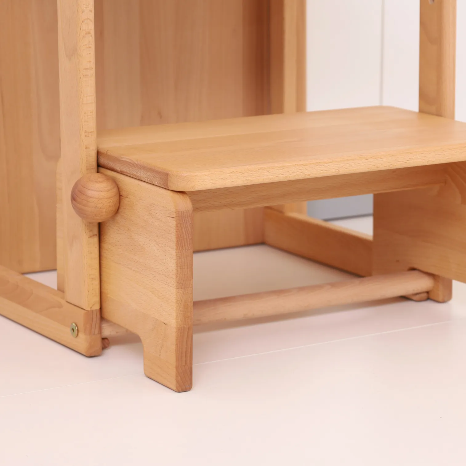 BRUBI MONTEhelper 2in1 Montessori learning tower for toddlers, compact footprint for small kitchens