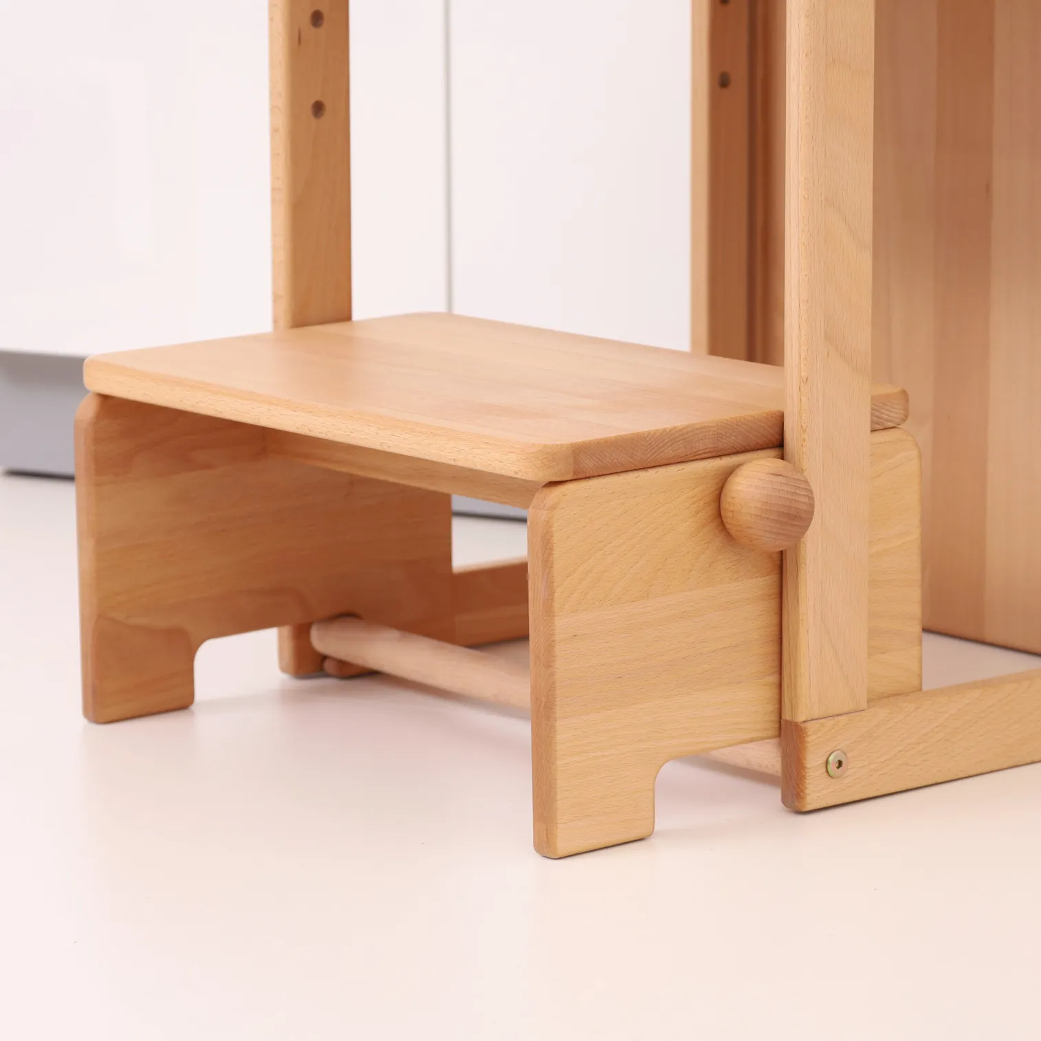 BRUBI MONTEhelper 2in1 Montessori learning tower for toddlers, compact footprint for small kitchens