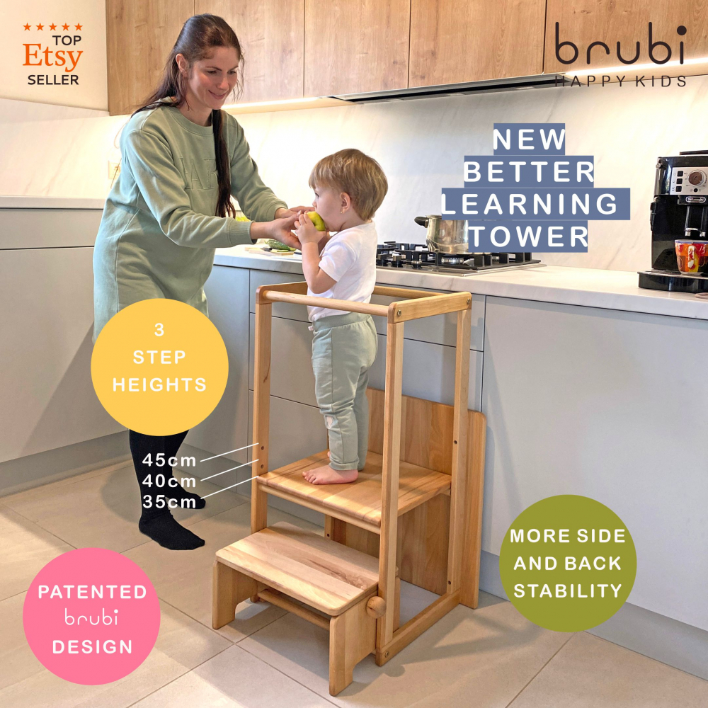 MONTEhelper 2in1 - Learning tower and first chair and table
